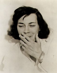 Patricia Highsmith in un ritratto giovanile